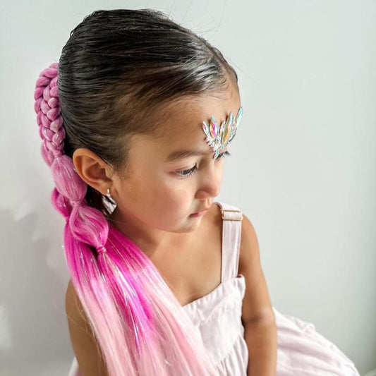 Mermaid Pre Styled Bubbles & Plaits - Belle