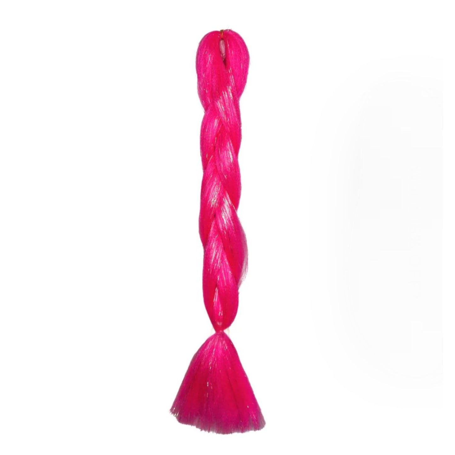 braid-in-hair-rainbow-glitter-party-girls-mermaid-hair-extensions-australia-bright-pink