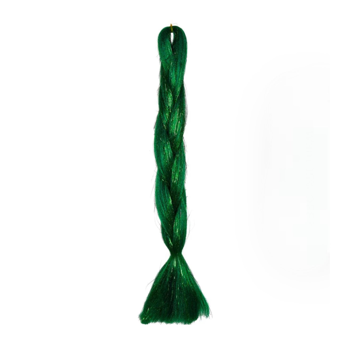 braid-in-hair-rainbow-glitter-party-girls-mermaid-hair-extensions-australia-green