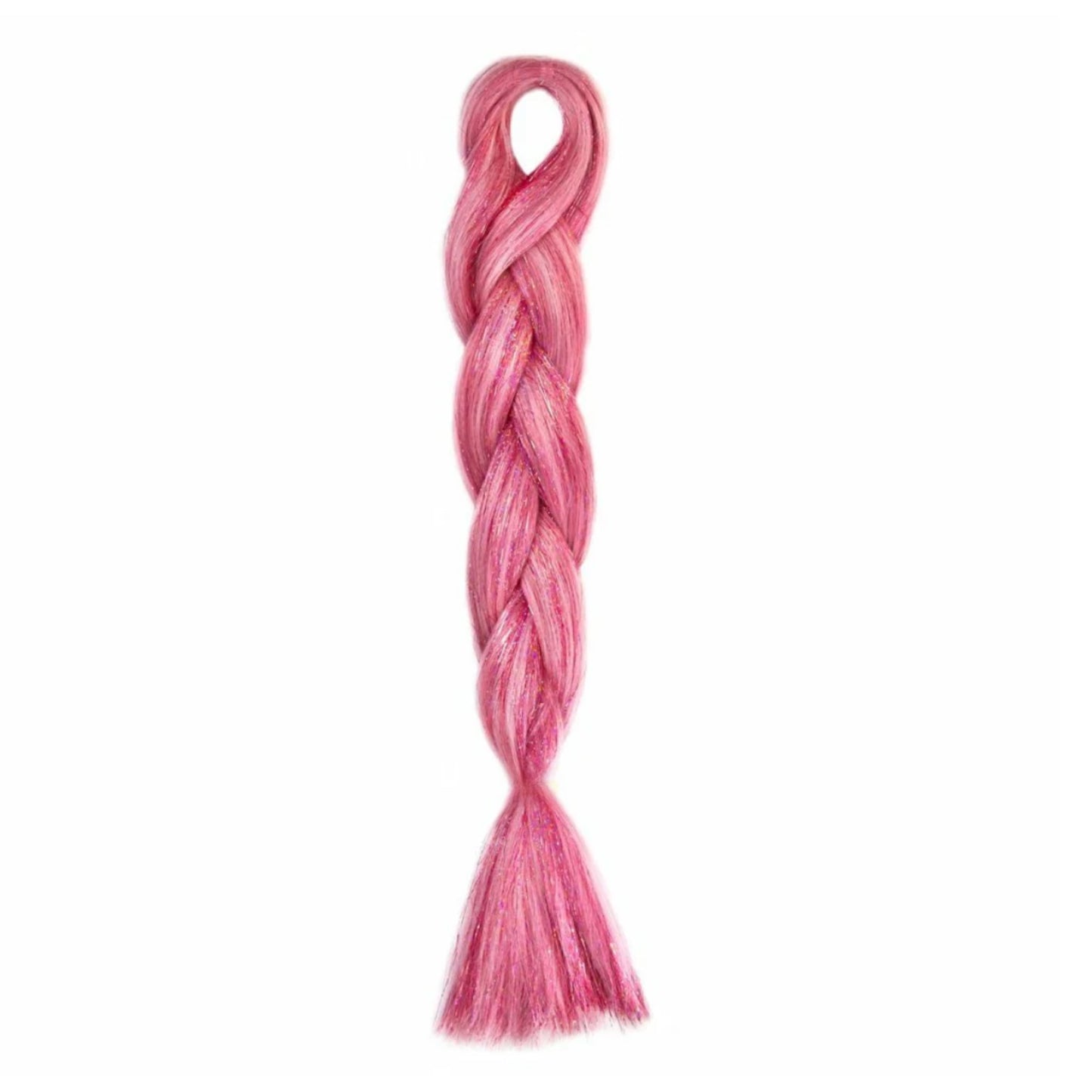 braid-in-hair-rainbow-glitter-party-girls-mermaid-hair-extensions-australia-pink