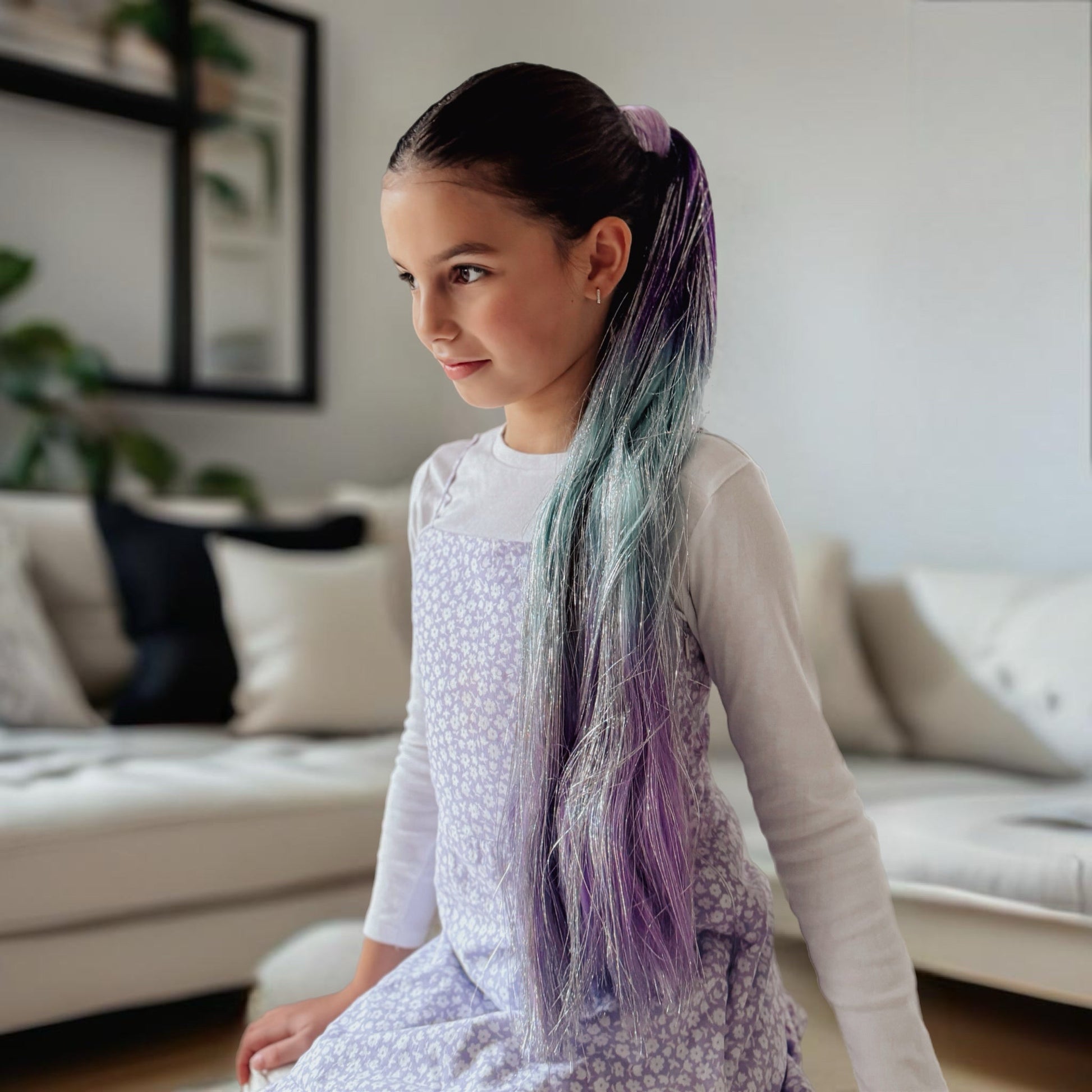 mermaid-hair-extensions-reusable-ponytail-kids-festival-blue-purple-silver