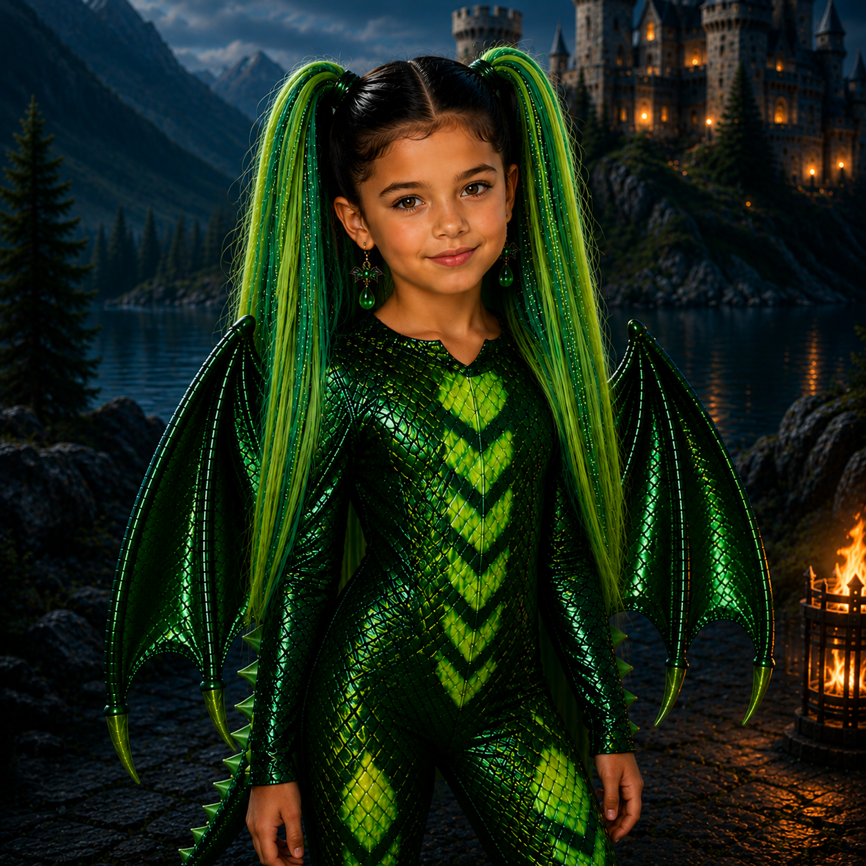Mermaid Ponytail HALLOWEEN - Ivy