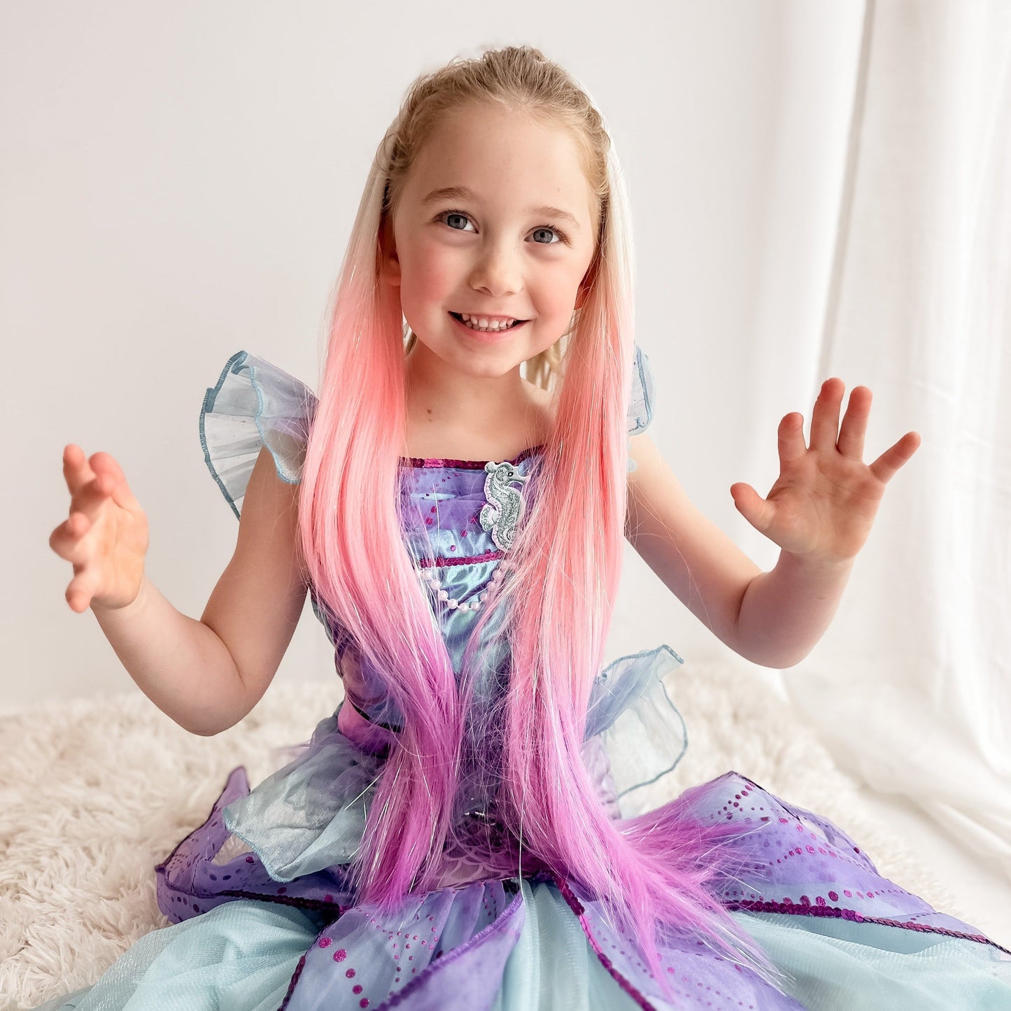 reusable-ponytail-blonde-purple-pink-mermaid-hair-extensions-australia