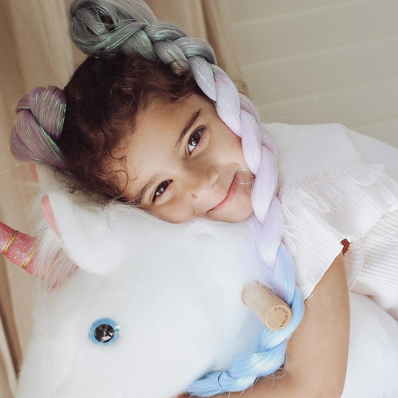 reusable-ponytail-unicorn-fairy-blue-pink-silver-mermaid-hair-extensions-australia