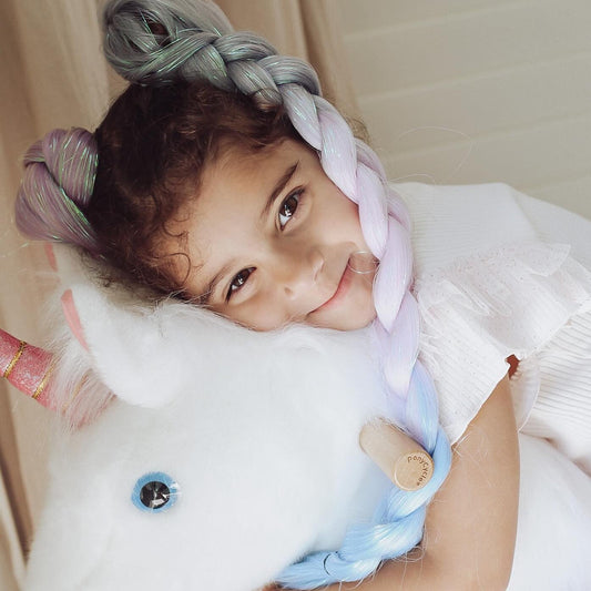 reusable-ponytail-unicorn-fairy-blue-pink-silver-mermaid-hair-extensions-australia