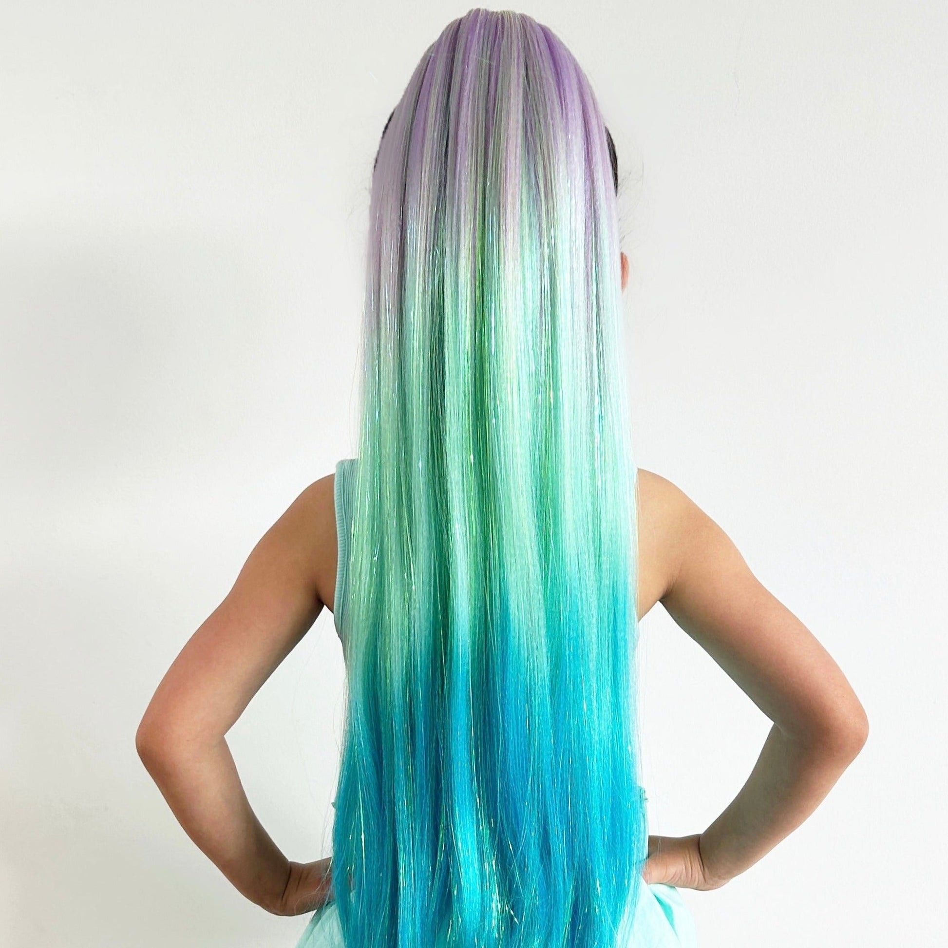 reusable-ponytail-unicorn-fairy-purple-blue-green-mermaid-hair-extensions-australia