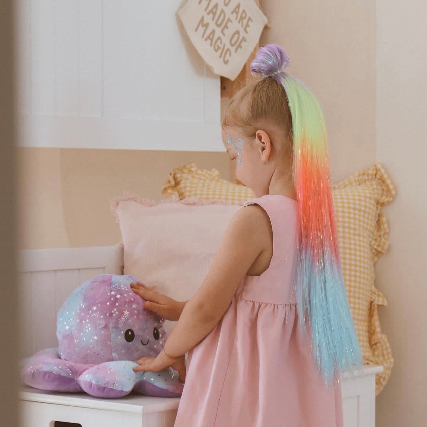 reusable-ponytail-yellow-purple-blue-pink-mermaid-hair-extensions-australia