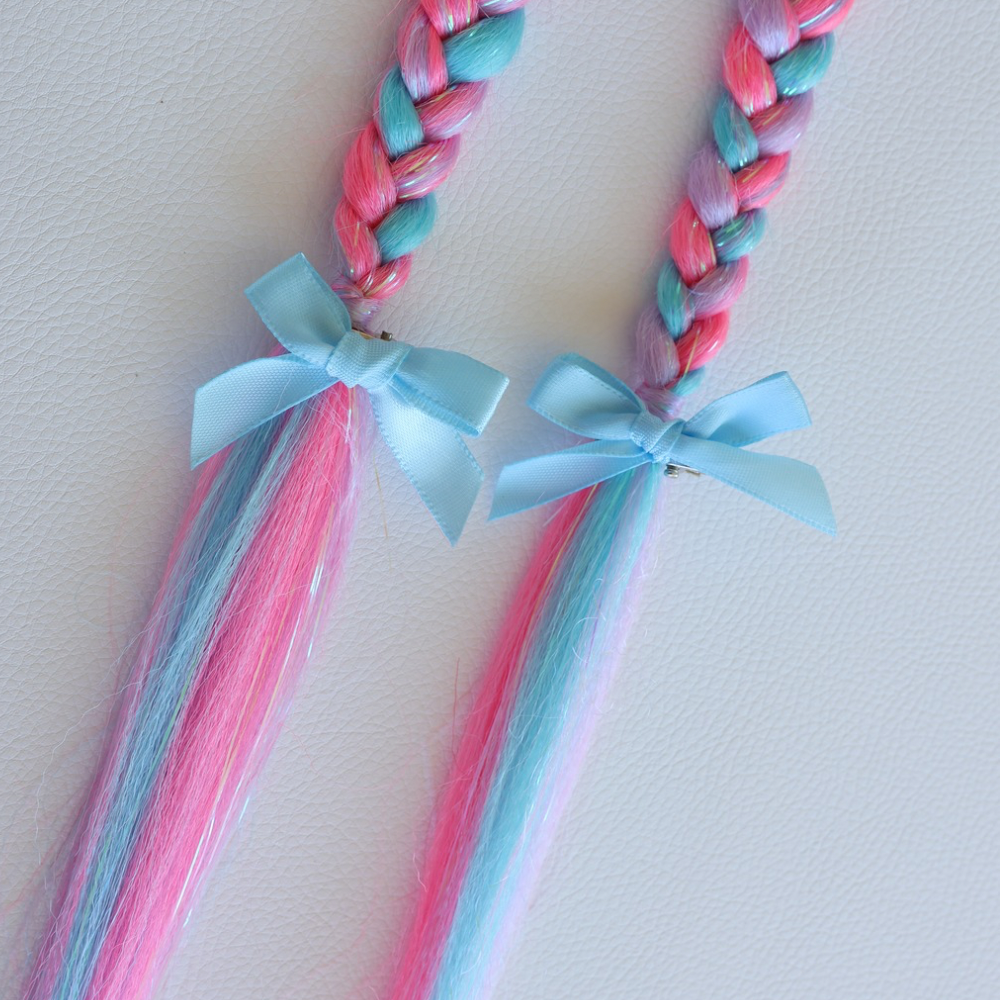 Mermaid Satin Bows - 6 Pack