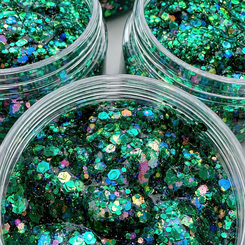 *NEW* Mermaid Glitter Gel - Olive