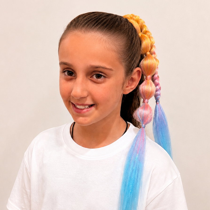 *NEW* Mermaid LED Pre style Ponytail - Fiona *limited edition*