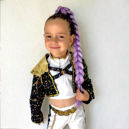 Mermaid Pre Styled dragon braids - Rumi *Limited edition*