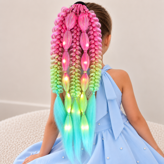 Mermaid LED Pre style Ponytail - Posie