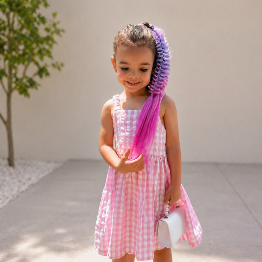 Mermaid Pre Styled butterfly braids - Emma