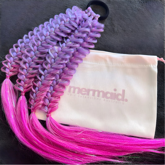 Reusable Butterfly Plait Ponytail - Pre-Styled - Emma