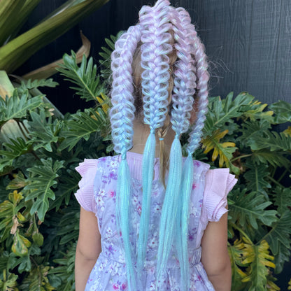Mermaid Pre Styled butterfly braids - Tori