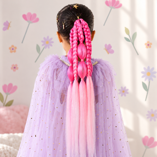 Mermaid Pre Styled Bubbles & Plaits - Belle