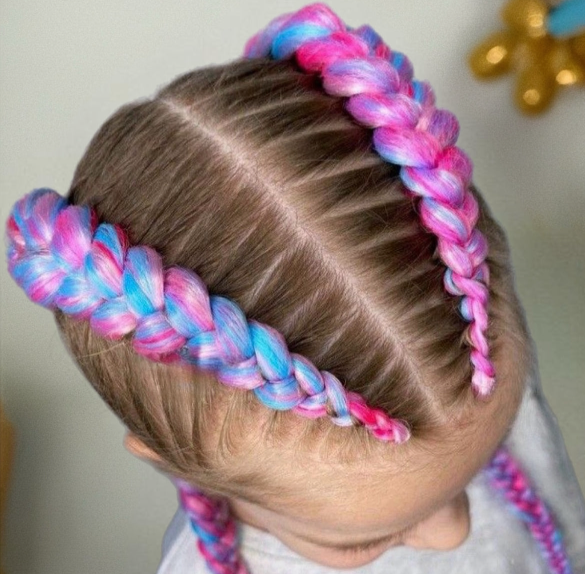 Mermaid Feed in braid hair