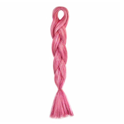 braid-in-hair-rainbow-glitter-party-girls-mermaid-hair-extensions-australia-pink