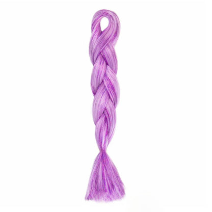 braid-in-hair-rainbow-glitter-party-girls-mermaid-hair-extensions-australia-purple
