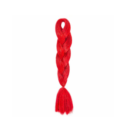 braid-in-hair-rainbow-glitter-party-girls-mermaid-hair-extensions-australia-red