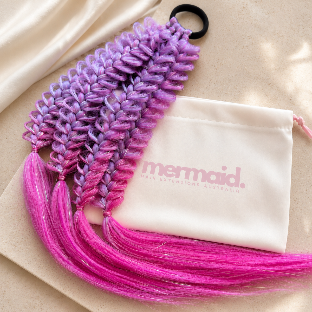Mermaid Pre Styled butterfly braids - Emma