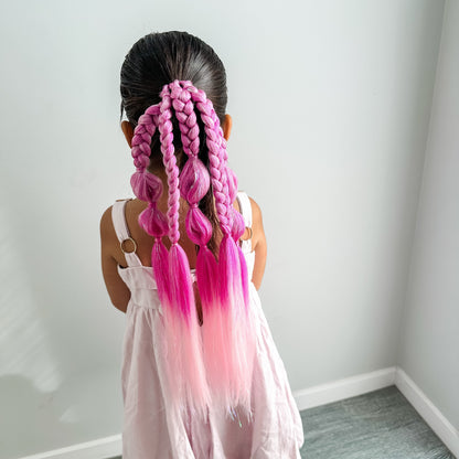 Mermaid Pre Styled Bubbles & Plaits - Belle