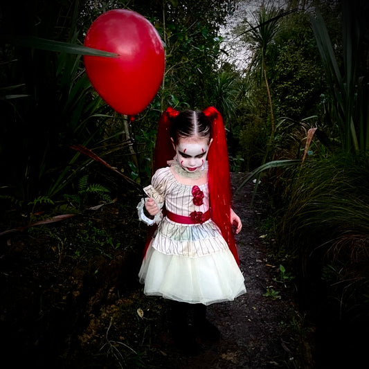 mermaid-hair-extensions-reusable-ponytail-kids-festival-red-halloween