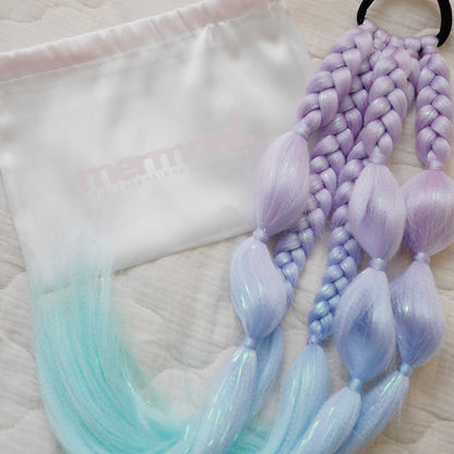 Mermaid Pre Styled Bubbles & Plaits - Pixie