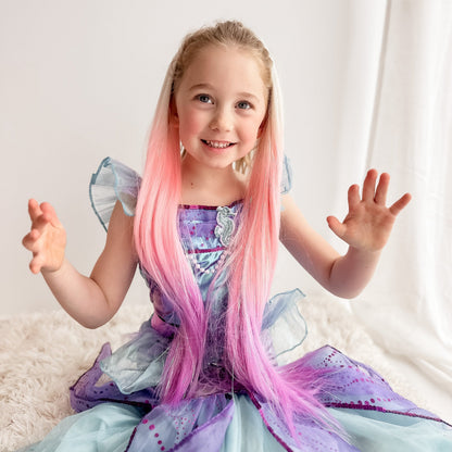reusable-ponytail-blonde-purple-pink-mermaid-hair-extensions-australia