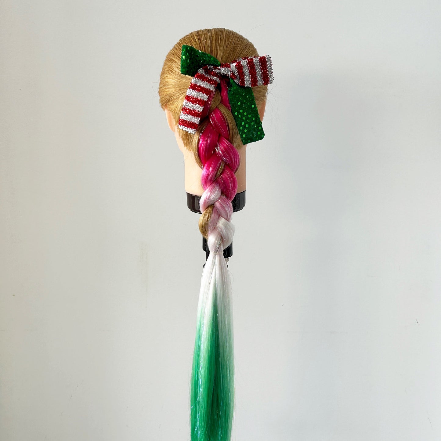 reusable-ponytail-christmas-red-white-green-mermaid-hair-extensions-australia